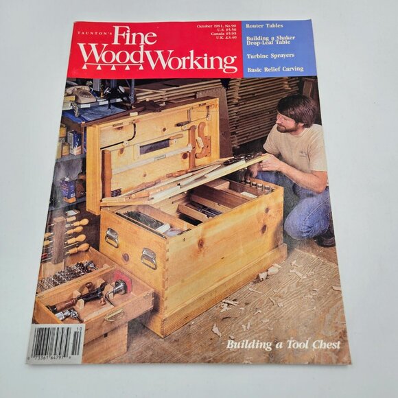 Tauton’s Fine Woodworking Magazine Lot October December 1991 April February June - Picture 4 of 11